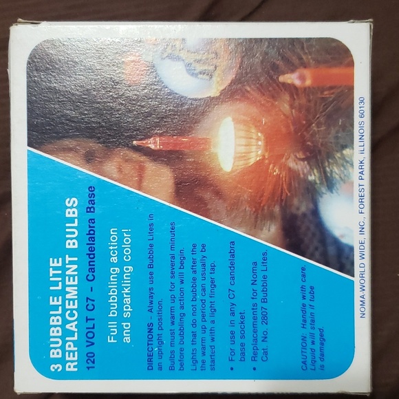 Vintage Noma Bubble Lites Replacement Bulbs - Picture 2 of 6